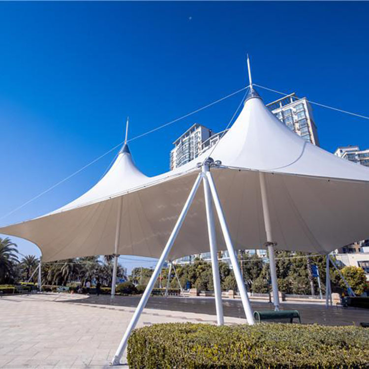 蒙山县膜结构景观棚