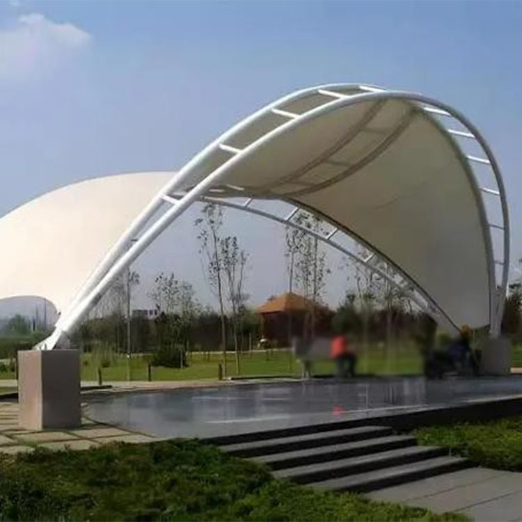 蒙山县膜结构景观棚
