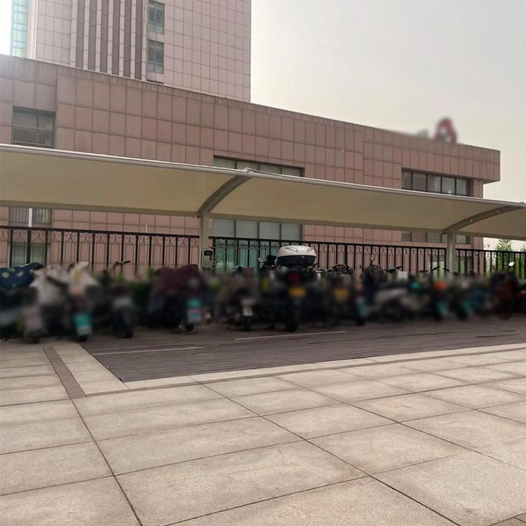 蒙山县膜结构电动车棚